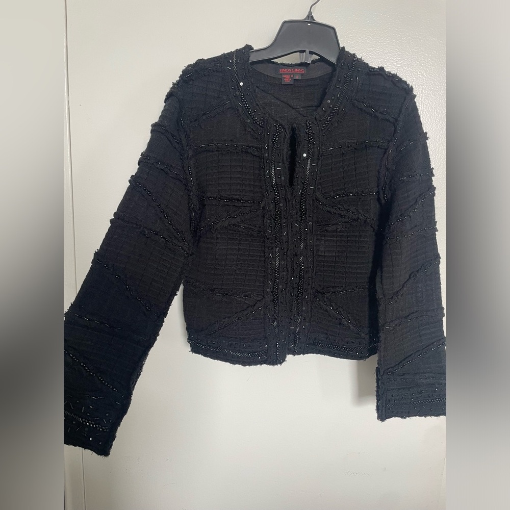 Simon Chang beaded cardigan size S